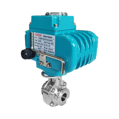 Electric Sanitary Stainless Steel Butterfly Valve